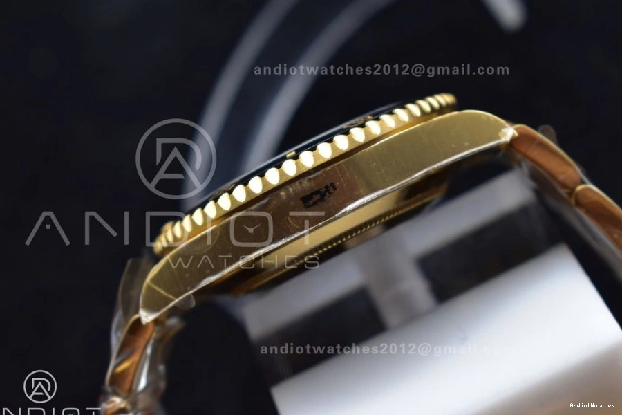 Best Ceramic Clean 1:1 Plated YG VR LN Black Steel UrbanStyle Submariner 465 Edition 116618 904L 0726
